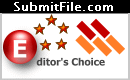 5 stars and Editor Choice from SubmitFile
