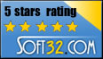 5 stars rating from Soft32