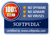"100% CLEAN" Softpedia award