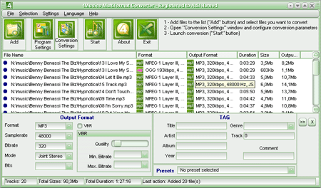 convert aiff to mp4