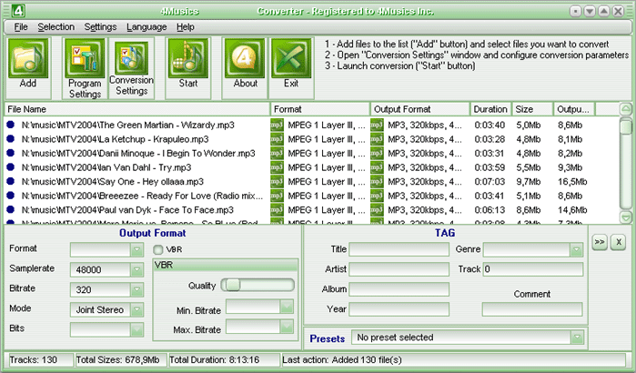 wav bitrate converter free