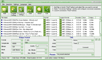 Change bitrate of OGG files in one click!